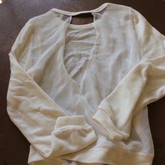 Sweater with back opening - Picture 2 of 2